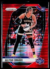 2024 Panini Prizm WNBA #70 Aaliyah Edwards Red Prizms #/299