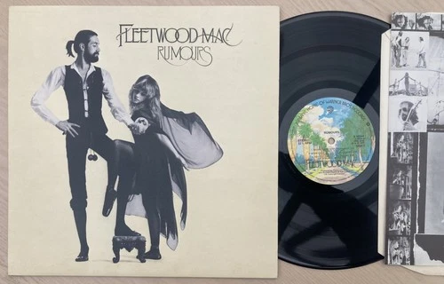 Fleetwood Mac Rumours 1st UK vinyl press 1977 A1 B1 textured sleeve + insert EX
