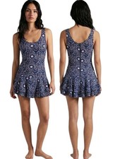 FREE PEOPLE Floral Print Handkerchief Mini Dress - Size 8