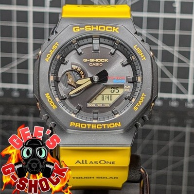 Casio G-Shock ICERC GA-B2100 Solar Bluetooth CasiOak Gelb Schwarz GA-B2100K-9A