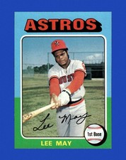 1975 Topps Set-Break # 25 Lee May NM-MT OR BETTER *GMCARDS*