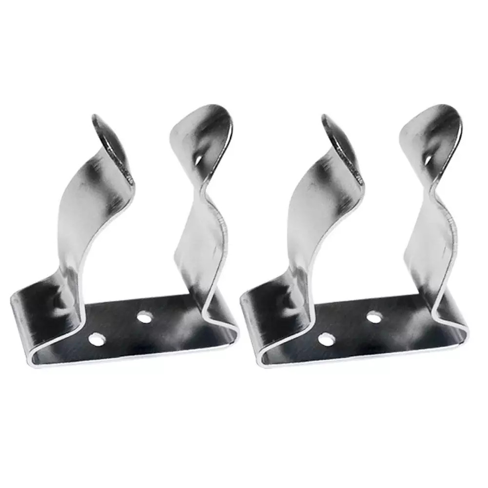 Универсальные зажимы для хранения из нержавеющей стали Blue Hawk с тонкой полировкой - 2 Карата