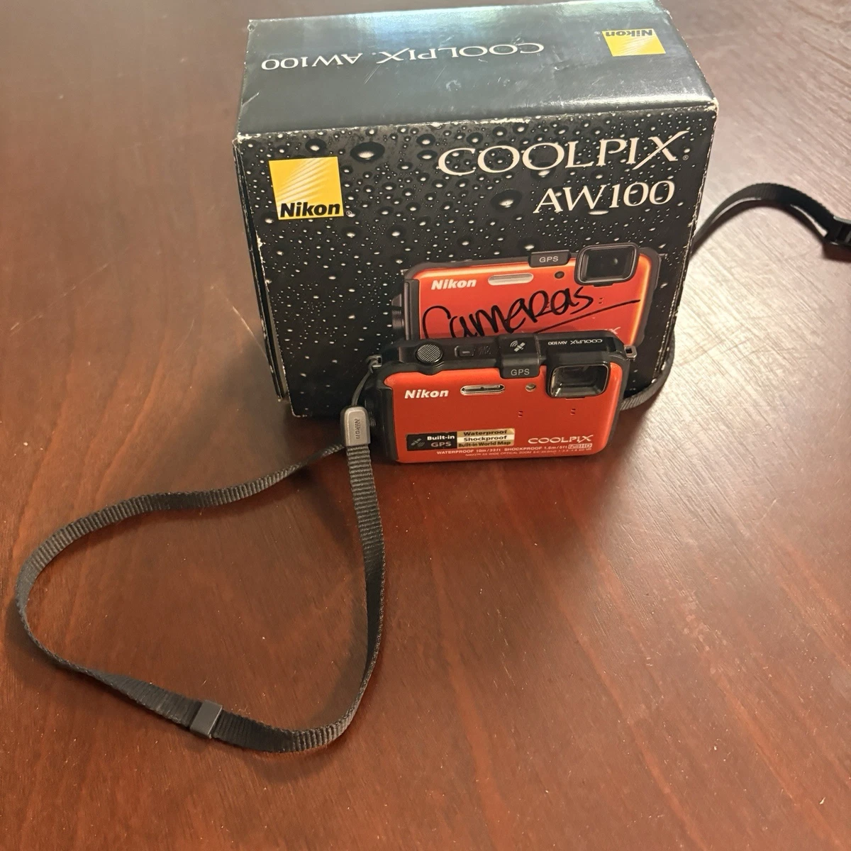 Preços baixos em Câmeras digitais Nikon Coolpix AW100 Impermeável
