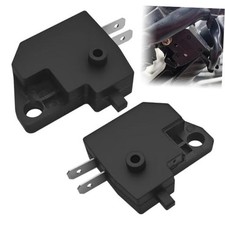 2PCS Motorcycle Brake Light Switch, Brake Light Stop Switch, Left Right Front