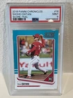 2018 Panini Chronicles - Score Shohei Ohtani #16 Teal /199 (RC) PSA 9