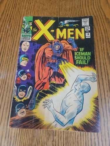 Vintage The X-Men #18 (Marvel Comics March 1966) Silver Age Iceman