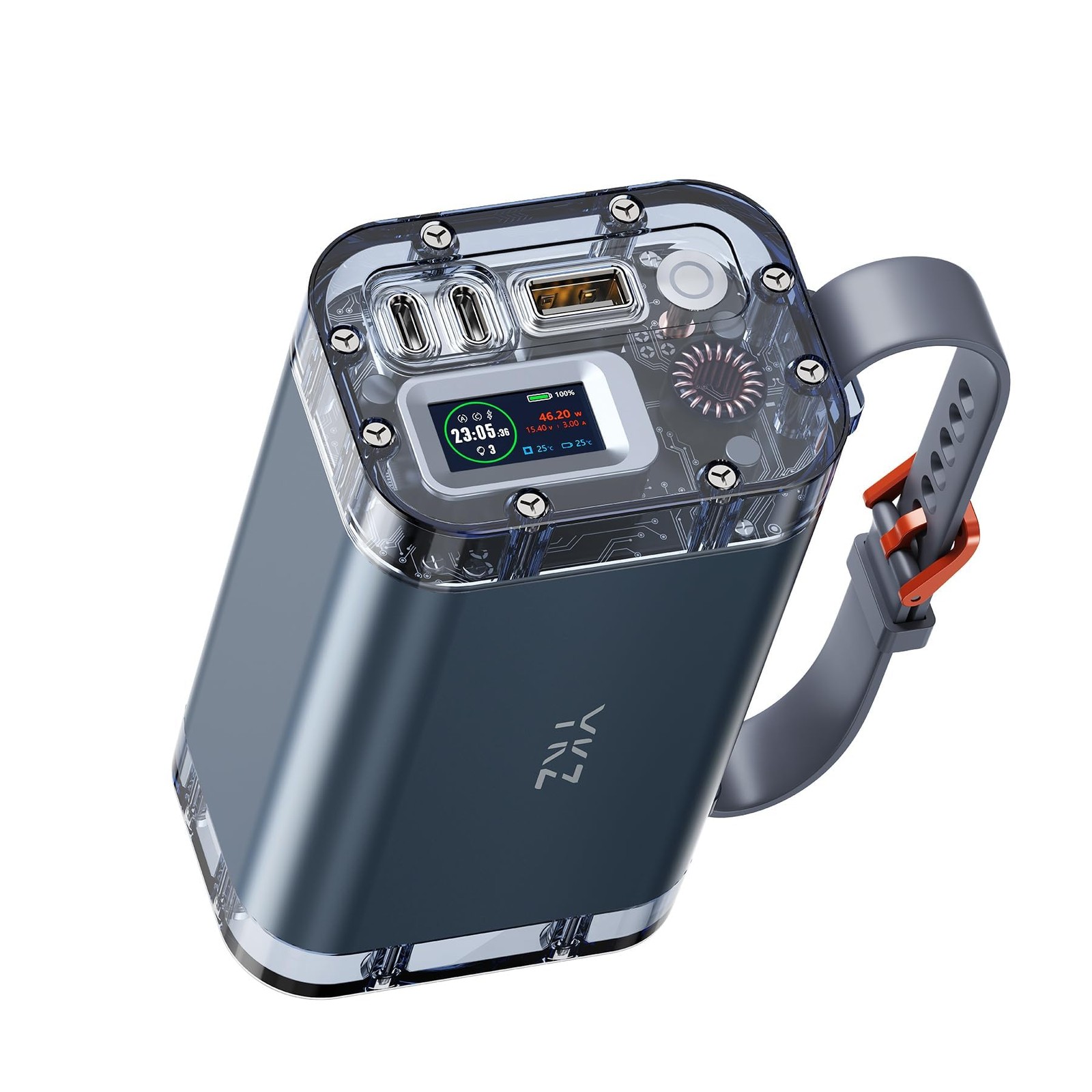 65W USB C PD 30000mAh Laptop Power Bank with Smart Digital Display-image