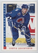 1993-94 Score Canadian Curtis Leschyshyn #42 0a4