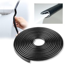 Car Door Edge Guards Black, 16Ft Rubber Seal Protector U Shape Edge Trim Car ...