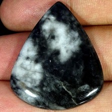 42.50Cts Natural Buffalo Turquoise Pear Cabochon Gemstone 30X36X5MM