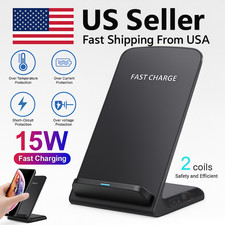 1/2 Pack 35W Wireless Fast Charger Stand Dock Cradle For iPhone 17 Pro Max Air