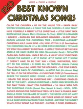 120 Best Known Christmas Songs by Publishing, Alfred, sheet_music, Used - Like