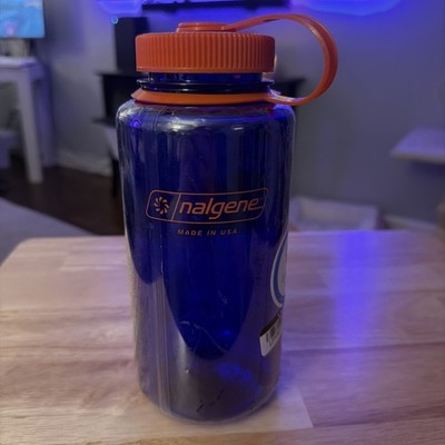 Nalgene 32 fl oz Plastic Wide Mouth Water Bottle - Periwinkle Blue