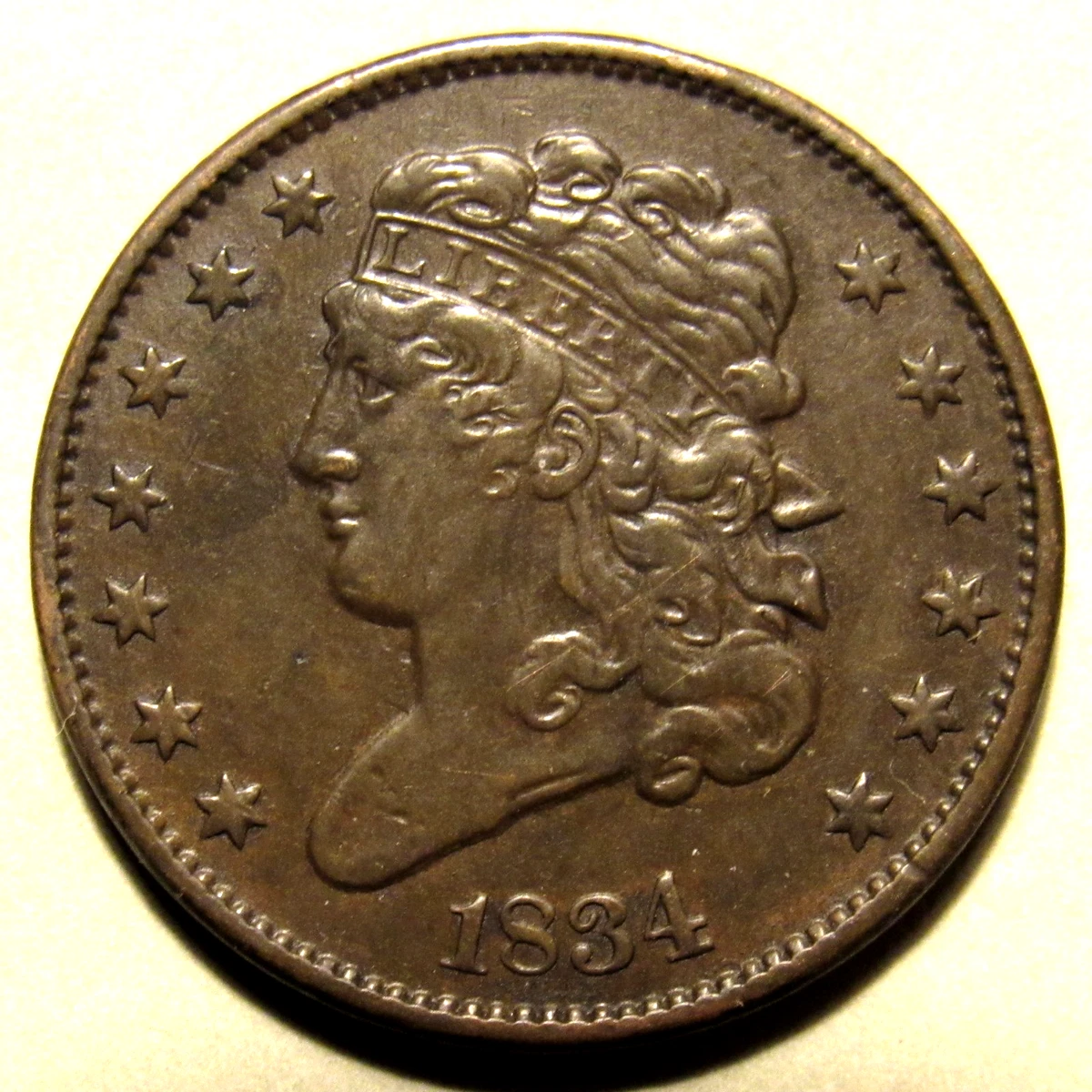 1834 Year Classic Head Half Cents (1809-1836) for sale | eBay