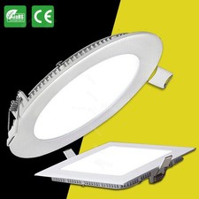 3W 6W 9W 12W 15W 18W 24W LED Recessed Ceiling Down Lights Panel Light Fixtures