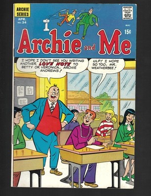 Archie and Me #34 (ARCHIE COMICS Publications, Inc. April 1970) VF- 7.5 range
