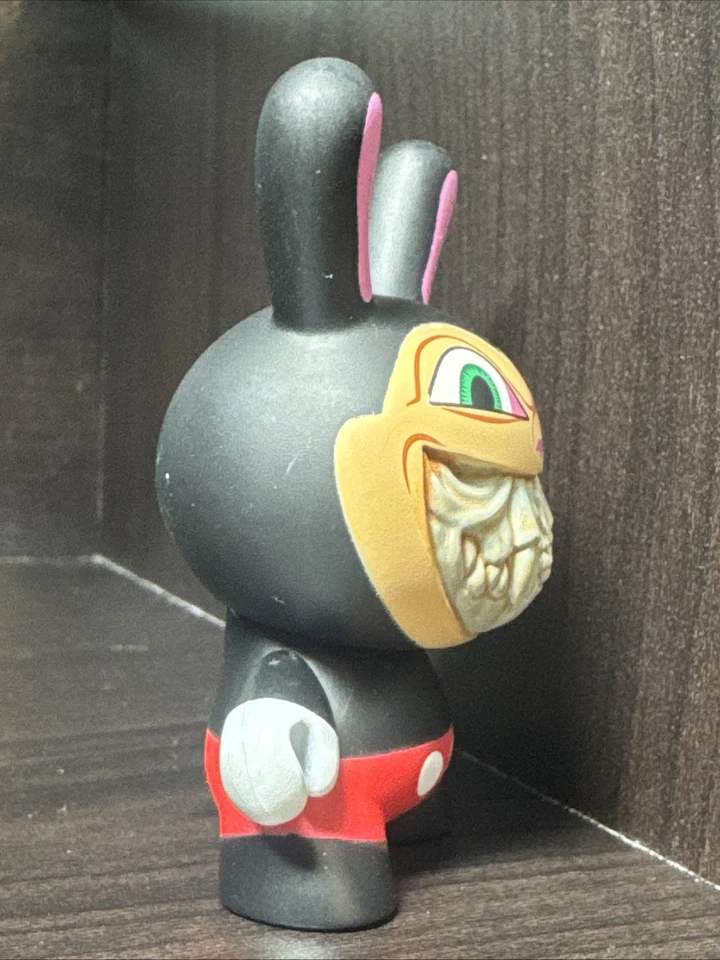 Kidrobot x Ron English Apocalypse Mickey Grin 2012 Dunny Figure Only No Box - Image 2 of 4