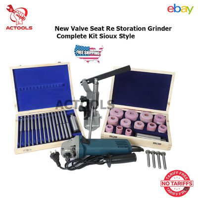 Valve Seat Re Storation Grinder Complete Kit 54 Pcs  Sioux Style USA  ACTOOLS