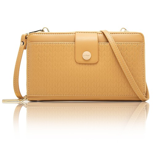 Wallet Women Rfid Crossbody Bag Handbag - Handmade Blocking Wristlet Clutch Z...
