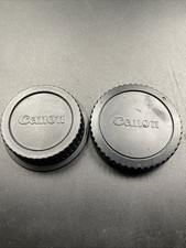 Genuine Canon EOS body cap rear lens cap