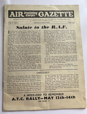 RARE Air Training Corps Gazette May 1945 Vol. V No.5 - WWII VE Day Era Aviation