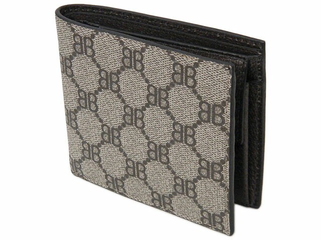BALENCIAGA × GUCCI wallet 680403 BALENCIAGA x Gucci 680403 Wallet The Hacker Project Bi-Fold