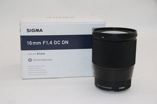 Sigma 16mm f/1.4 DC DN Contemporary Lens Sony E Mount Black