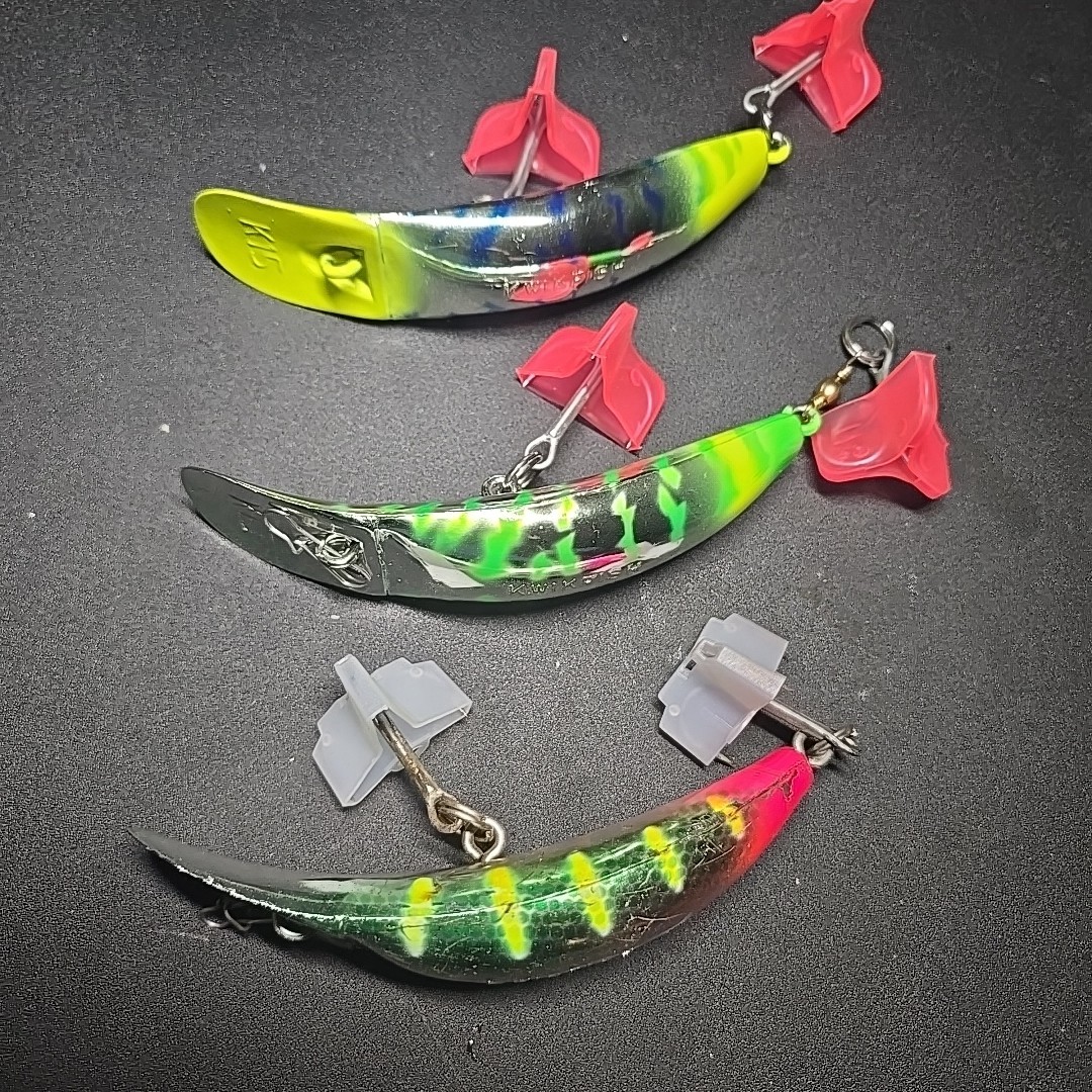 3 Pre-rapala Luhr Jensen Kwikfish K15 Salmon Plugs - Image 2
