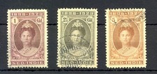 DUTCH INDIES 1923 # 164/166 CV € 222 USED VF