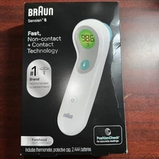 Braun Sensian 5 Forehead Non Contact Thermometer BNT300 (NEW SEALED)