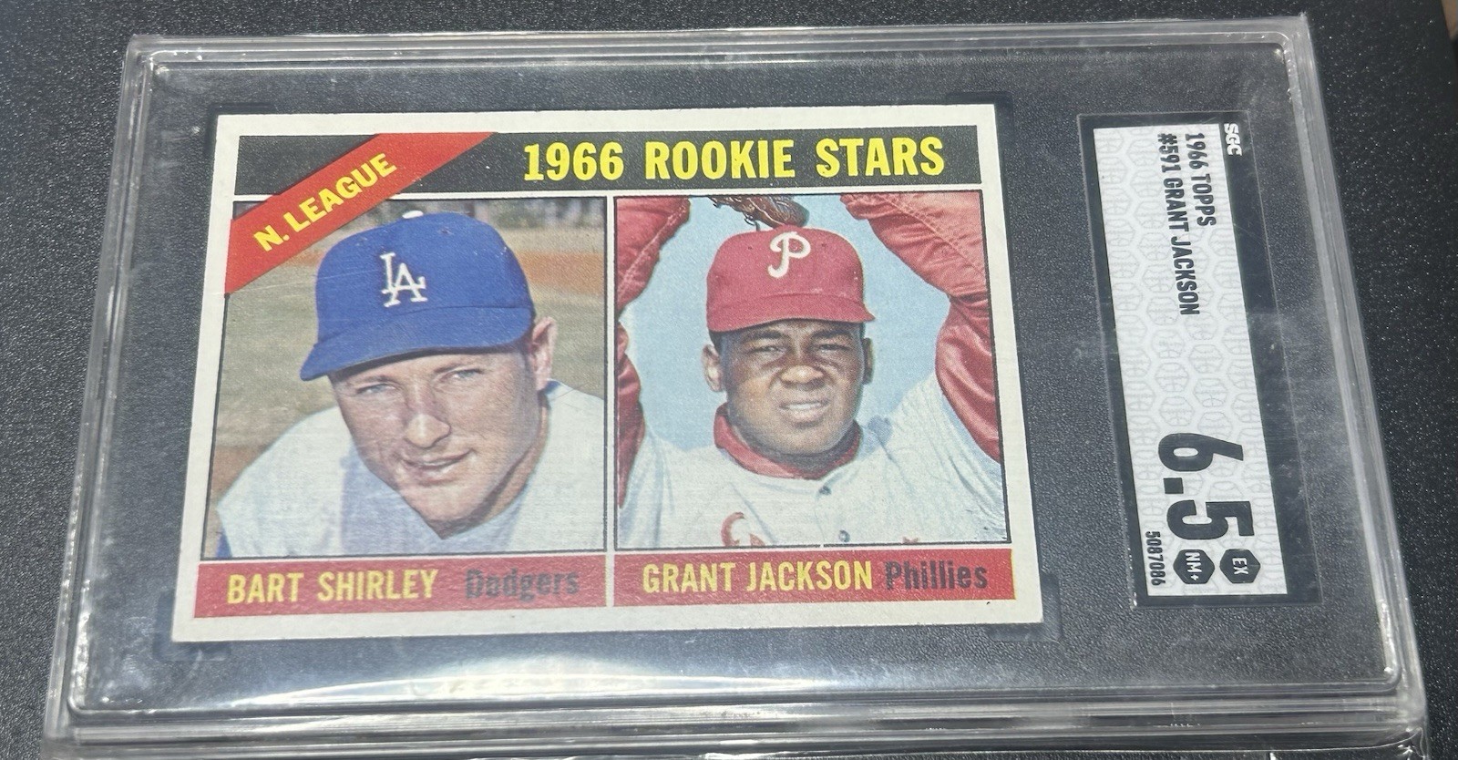 Grant Jackson 1966 Topps SGC 6.5 #591 SP