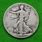 90% Silver 1936 D Walking Liberty Half Dollar 50C Circulated Denver US Coin