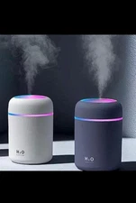 Portable Mini Humidifier With Adjustable LED Night Light