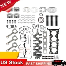 For 11-20 Hyundai Kia 2.4L Engine Rebuild Overhaul Kit Crankshaft Con Rods Qqtwe