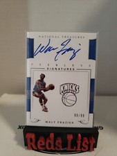 2017-18 National Treasures Peerless Signatures 88/99 Walt Frazier Auto HOF
