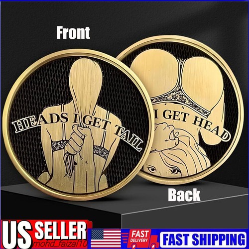 Funny Heads and Tails Coins,Heads I Get Tail - Tails I Get Head Double ...