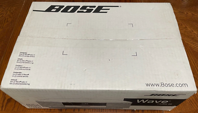 Bose Wave Radio III FM/AM Tuner Stereo Platinum White 343207-1210