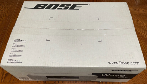 Bose Wave Radio III FM/AM Tuner Stereo Platinum White 343207-1210 Never Opened N - Picture 6 of 7