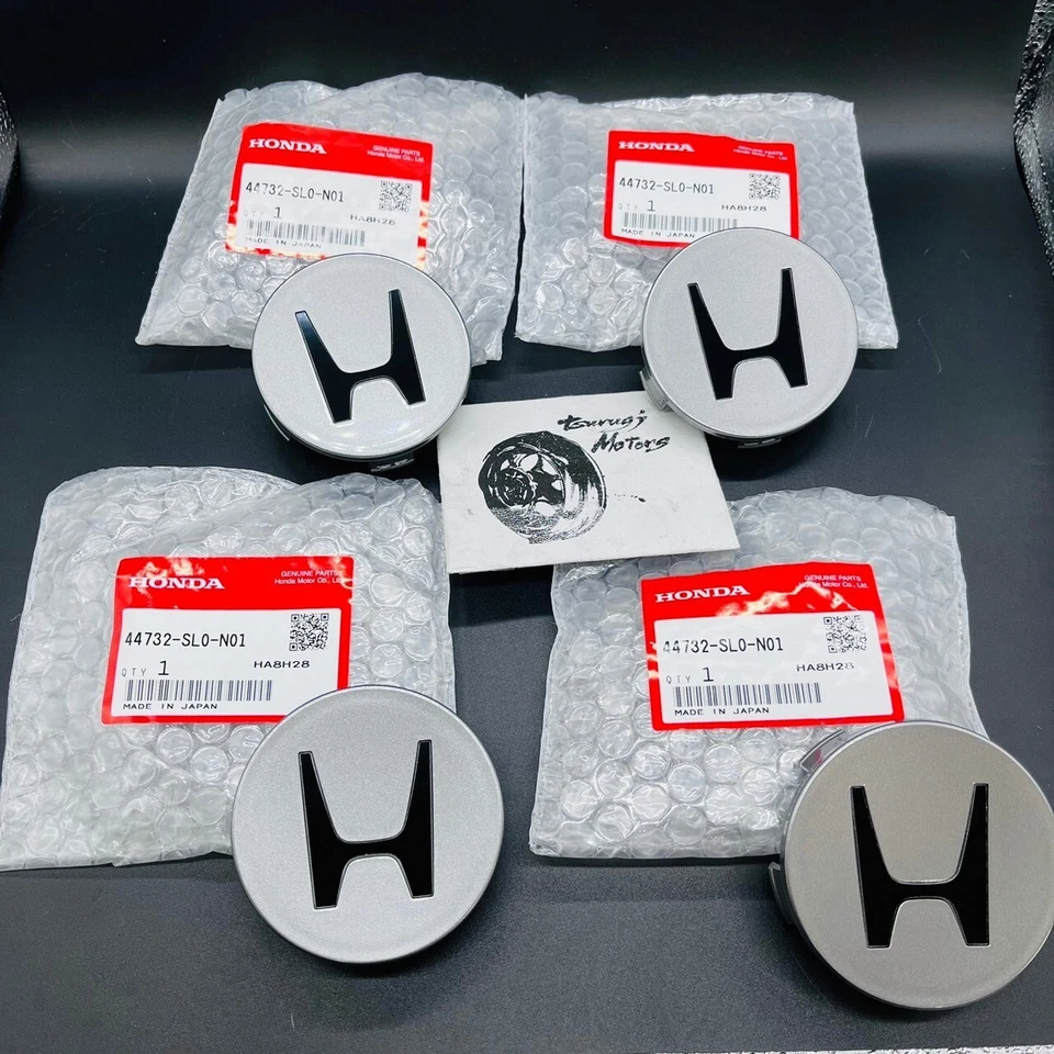 Honda Genuine Aluminum Wheel Center Cap 4Pcs 44732-SL0-N01 ACURA NSX NA1 2 OEM - Image 4 of 4
