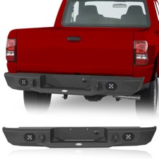 Offroad Steel Rear Back Bumper For 1993-2011 Ford Ranger Fleetside Trucks Pickup