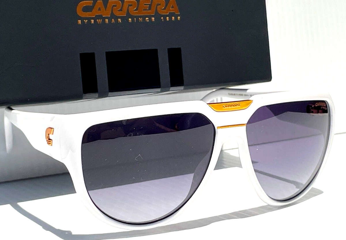 NEW CARRERA FLAGLAB 13 White Gold Frame Grey Lens Sunglass  display picture 1