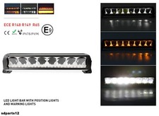Barra LED Fuoristrada Omologata ECE R10 R65 R146 R149 Doppia Luce Posizione