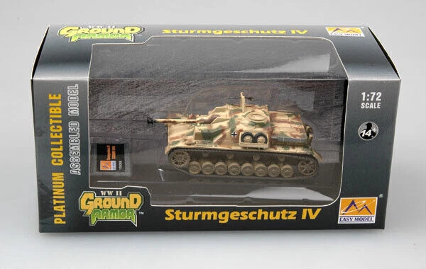 Easy Model 1/72 Germany Sturmgeschutz IV 1945 Finished Tank Model #36132 - Image 3 of 4