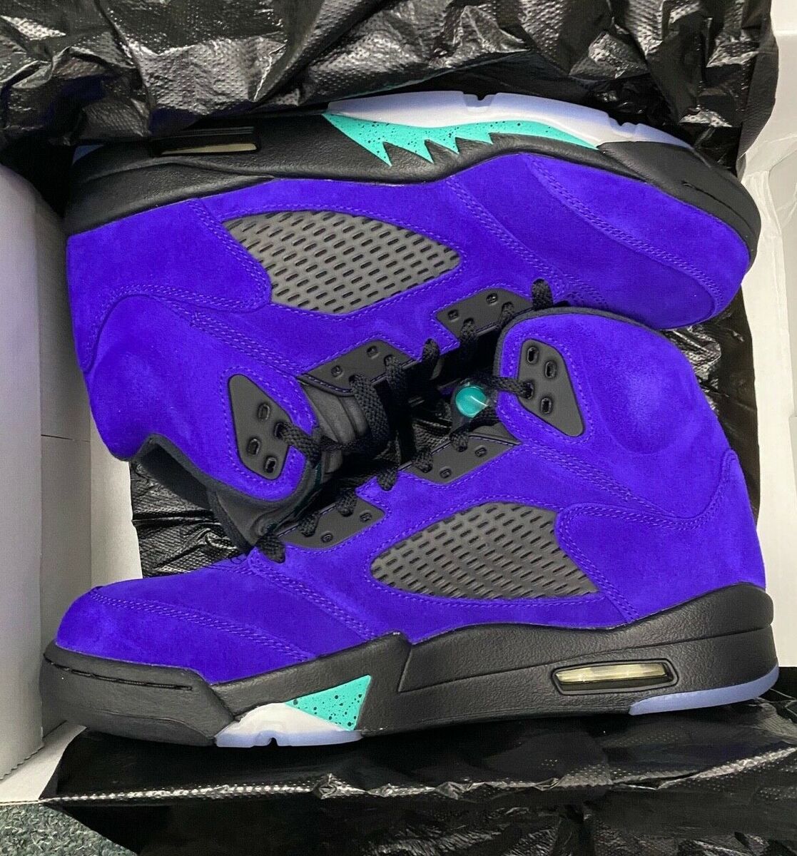 Nike Air Jordan 5 V Retro Alternate Grape Purple Black Size Nike Air Jordan 5 V Retro Alternate Grape Purple Black Size