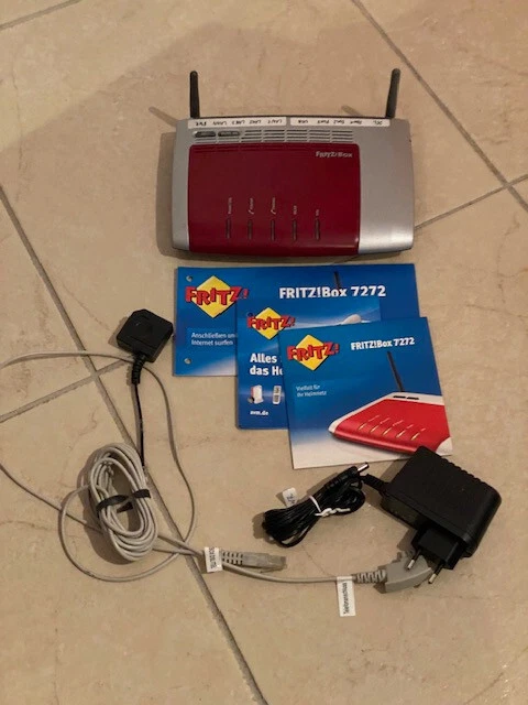 AVM FRITZ!Box 7272 W-Lan Router DSL Modem Gigabit Router 4-Port