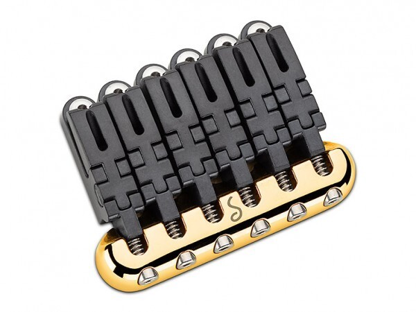 Schaller Hannes 6-String Guitar Bridge Gold