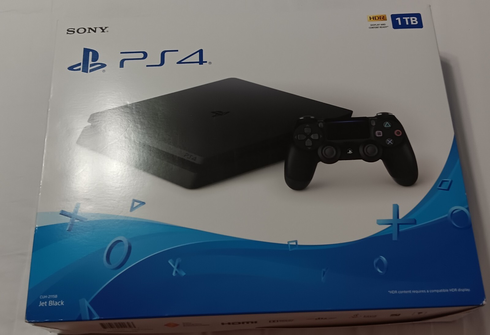 Sony PlayStation 4 PS4 Slim 1TB Console - Jet Black _ Free Shipping _NEW  SEALED 783629335172