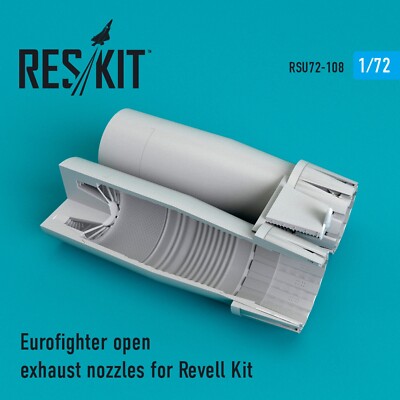 Eurofighter open exhaust nozzles for Revell kit ResKit RSU72-0108 Scale 1:72