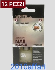 Deborah Nail Space Weiße Nägel Aufhellende Titanium - 12 Stück