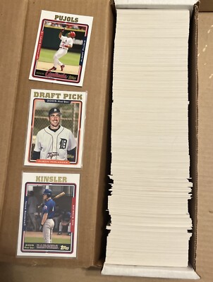 2005 Topps Baseball Complete Set 1-734, Verlander, Pujols | eBay